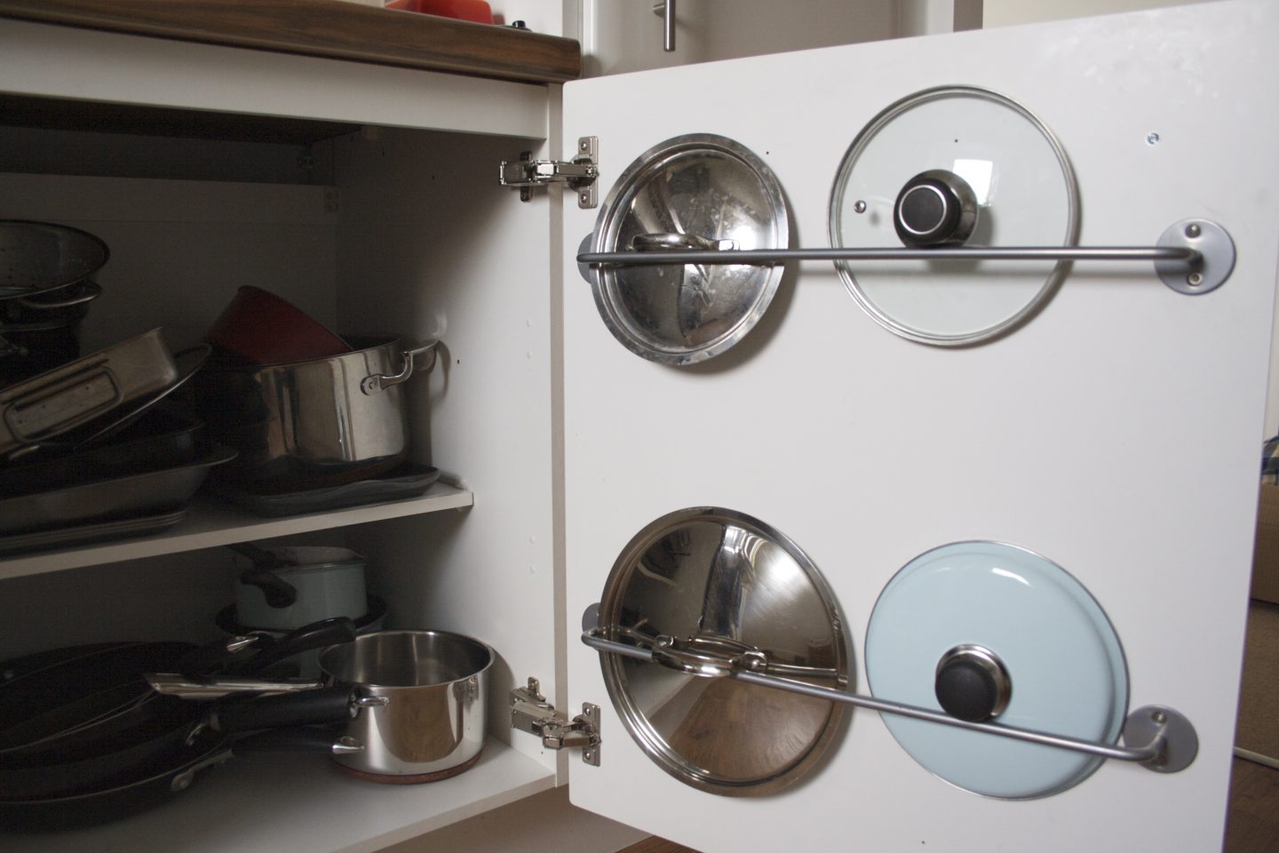 Ikea kitchen storage solutions BYGEL rail