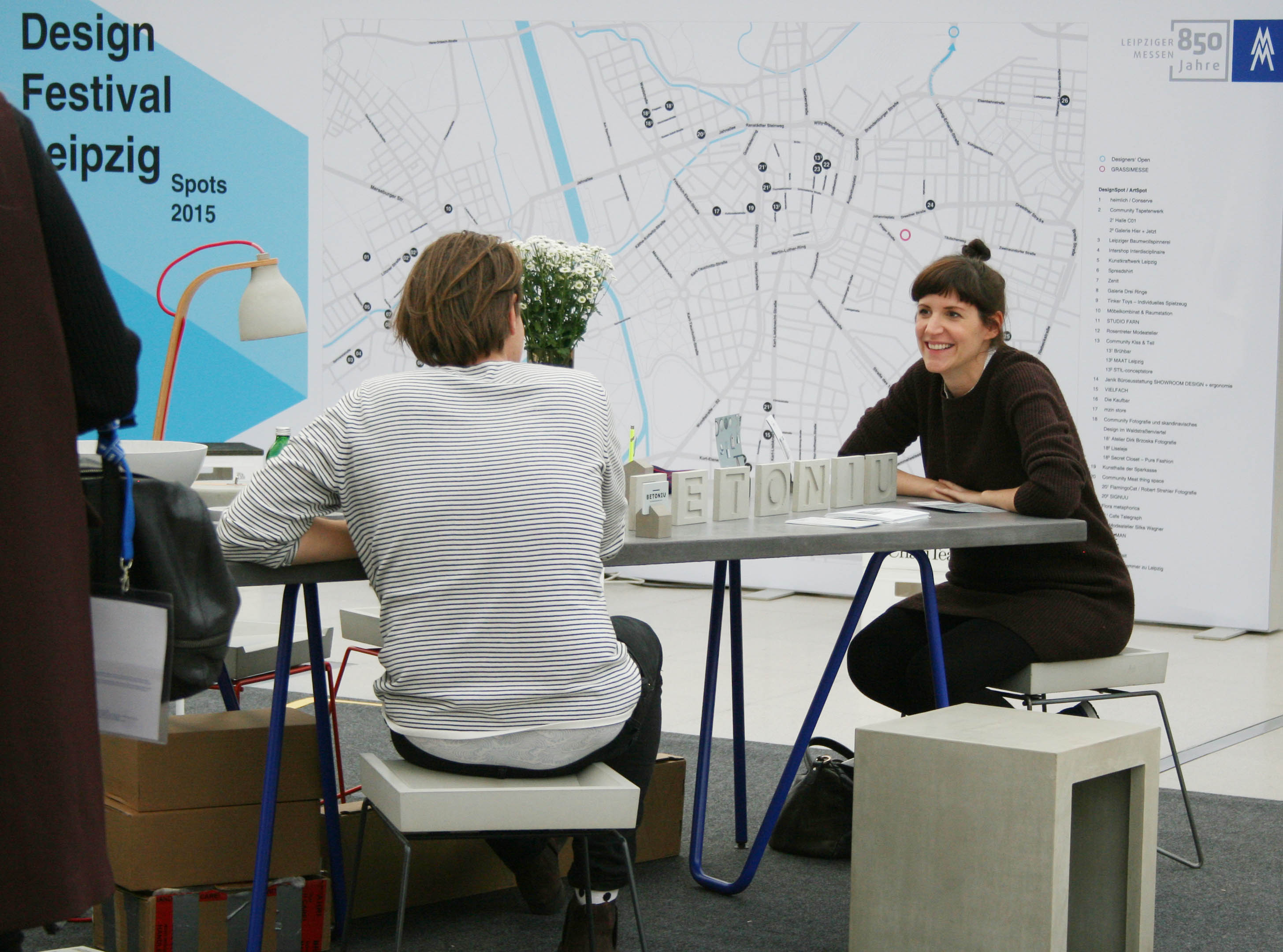 Discovering Leipzig | Simply Saxony | Designers' Open 2015 | Concrete furniture