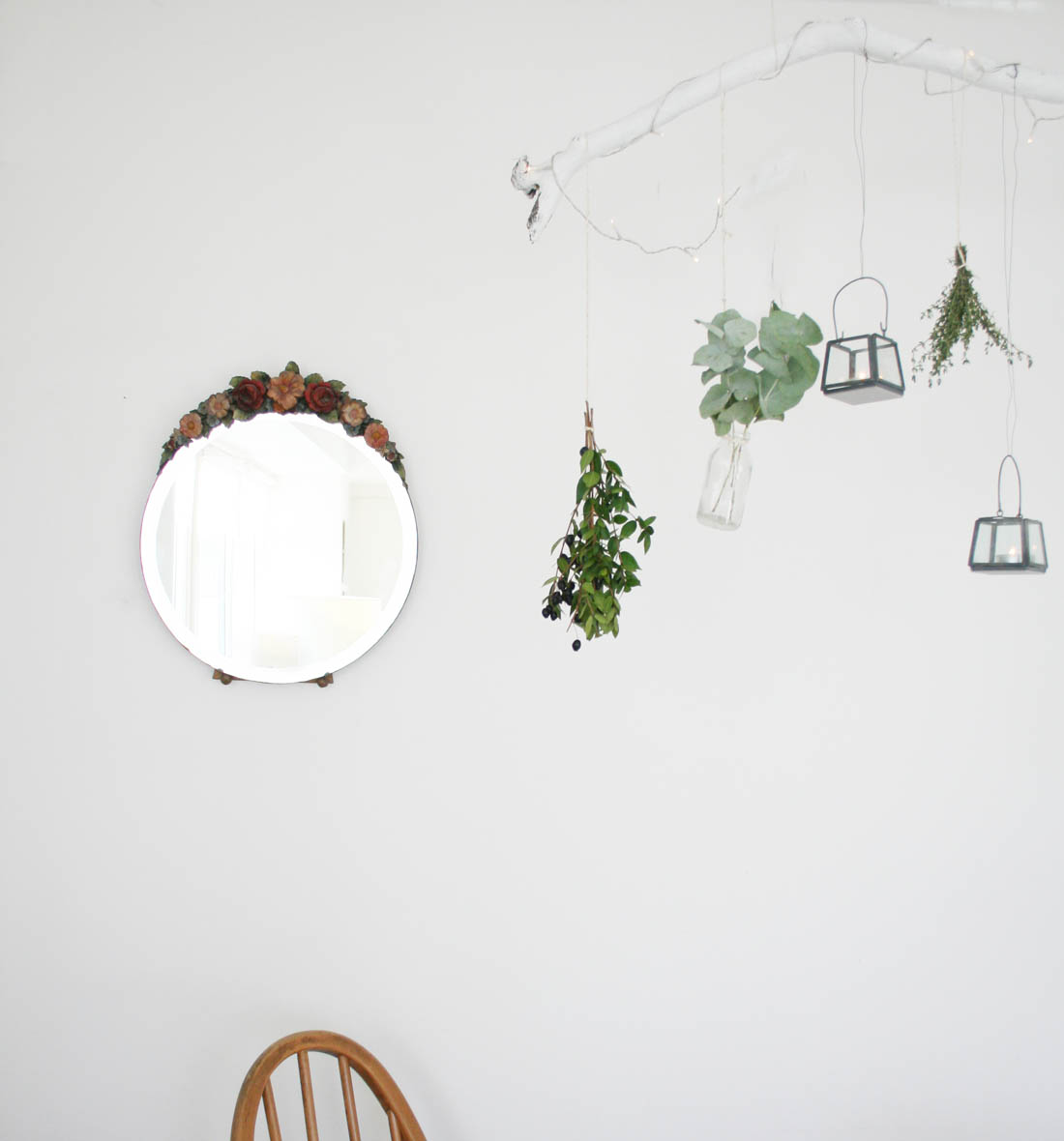 Styling the Seasons - December 2015 | Christmas branch | Christmas table decorations | Nordic style Christmas | Apartment Apothecary