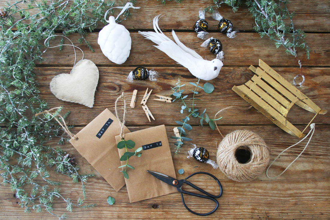 DIY advent calendar | Blackboard advent calendar | Christmas decorations from Houseology | Apartment Apothecary
