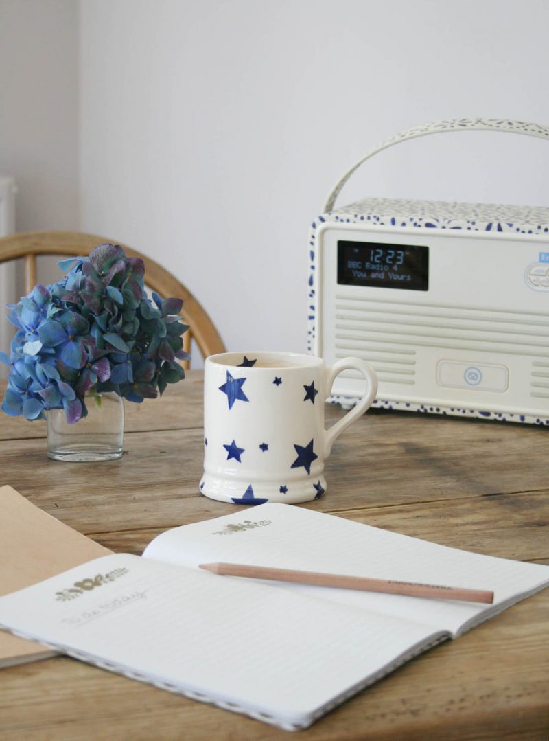 Morning rituals with my Emma Bridgewater retro radio Apartment Apothecary